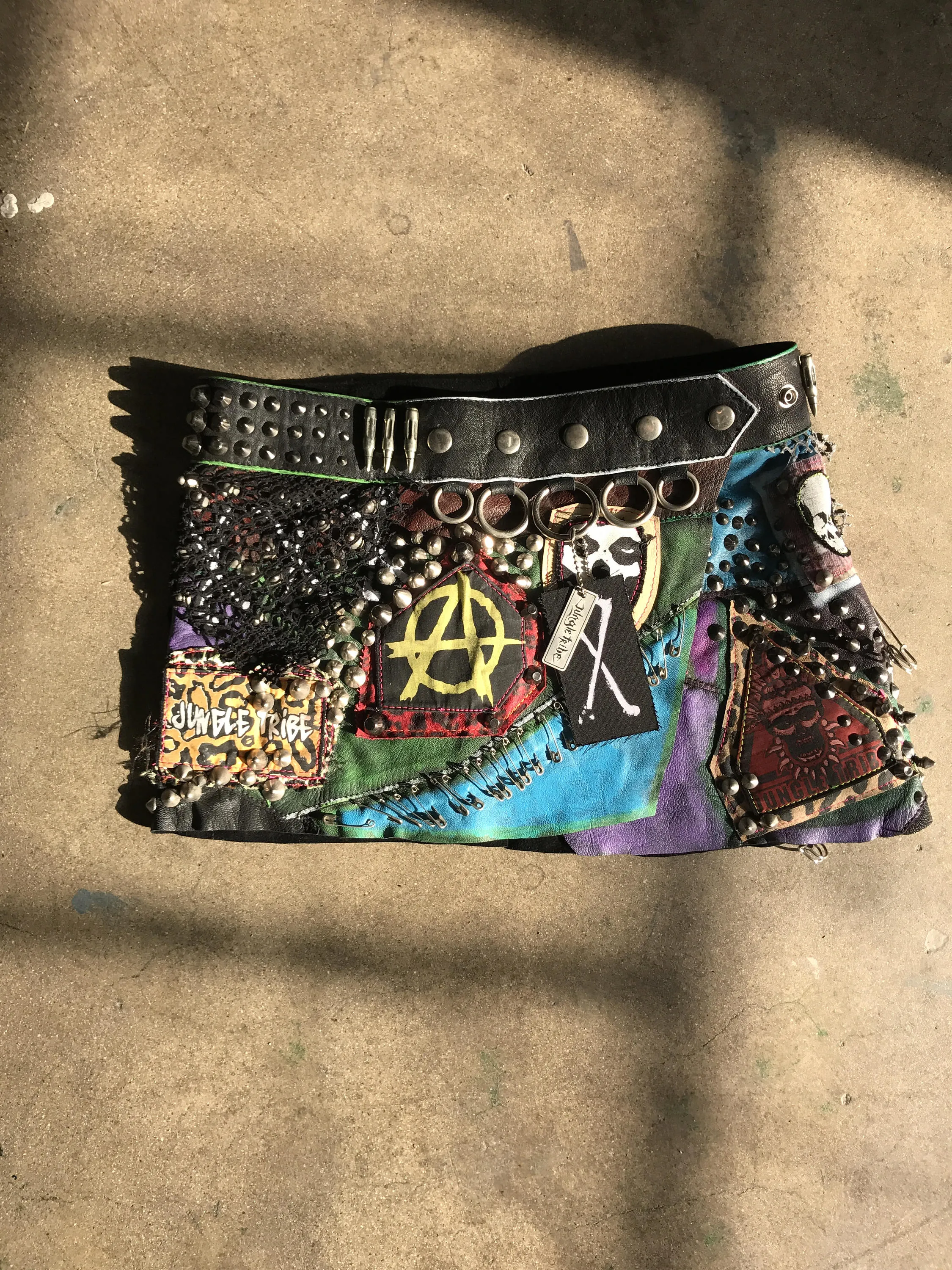 Colorful Punk AF Skirt One of A Kind