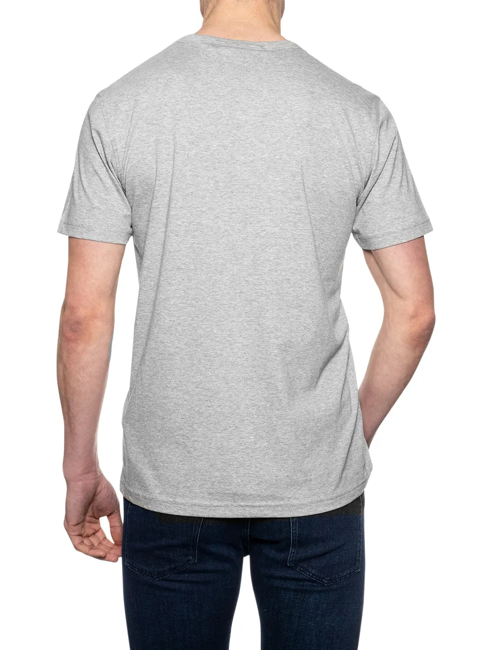 Cotton T-Shirt Dark Ink Grey Melange