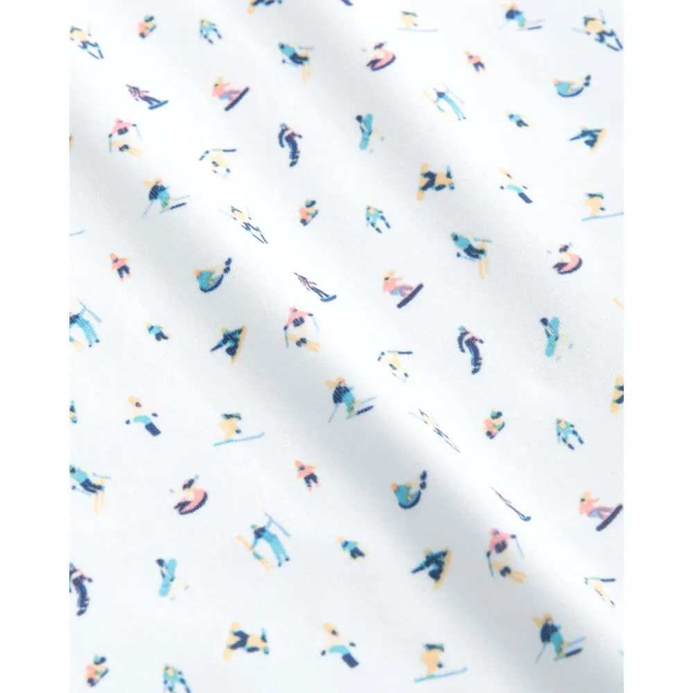 Johnnie-O Gone Skiing Featherweight Polo Shirt - White