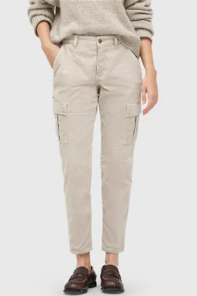 Mac Rich Cargo Trousers Aluminium White Soft Corduroy 2306-00-0422 034R