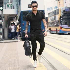 Men's Summer Cotton Breathable Polo