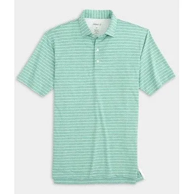 Newton Striped Polo in Iguana by Johnnie-O